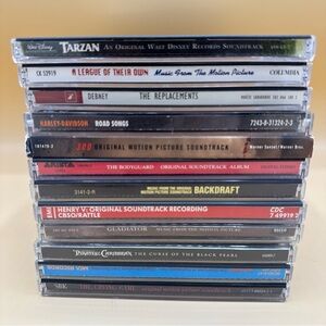 Soundtrack 12 Cd Lot Movies & More Tarzan Backdraft 300 Gladiator Crying Gamel